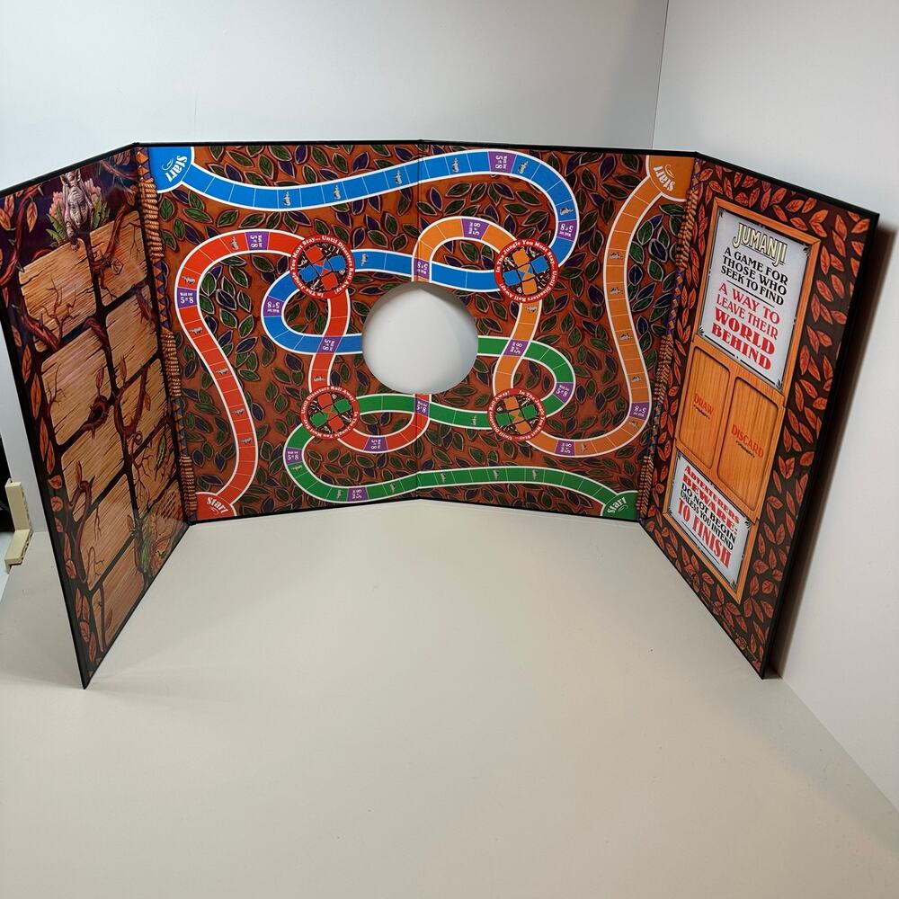 2017 Cardinal JUMANJI Board Game Replacement Parts Game Board Only